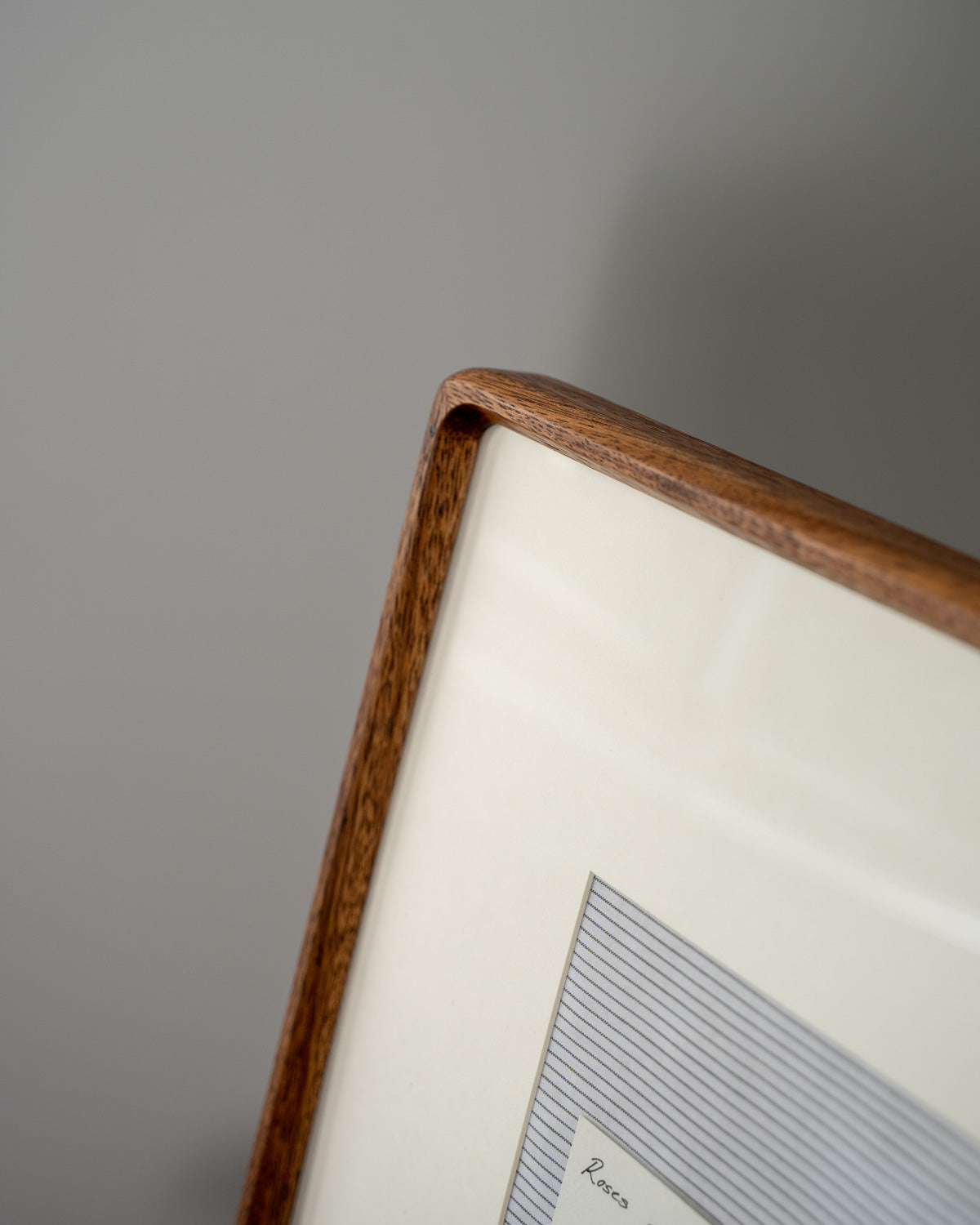 Mid-Century Style Walnut Frame
